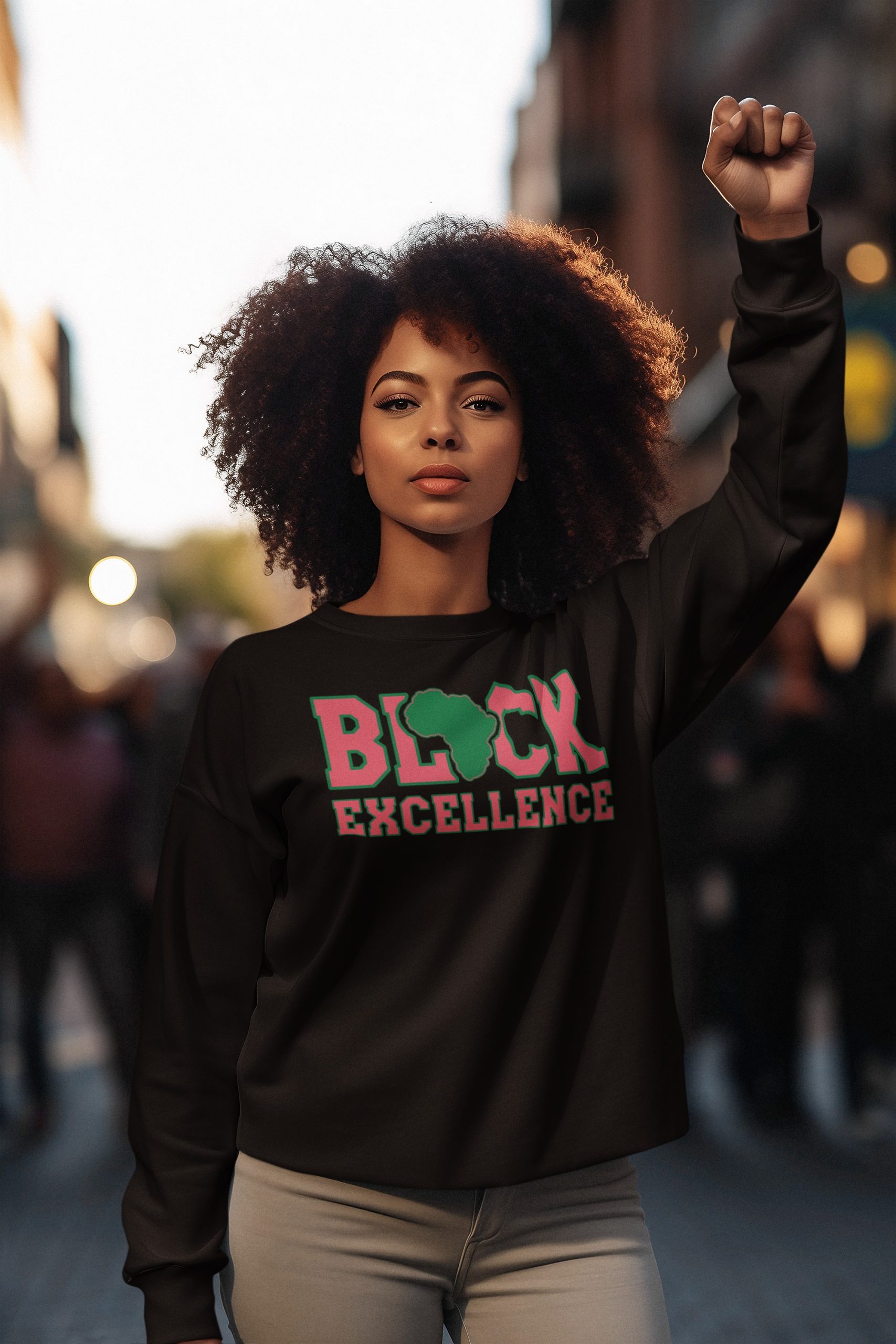 Black Excellence sweatshirt, HBCU sweatshirt, Black History sweatshirt, Africa sweatshirt, Trendy sweatshirt - Image 2