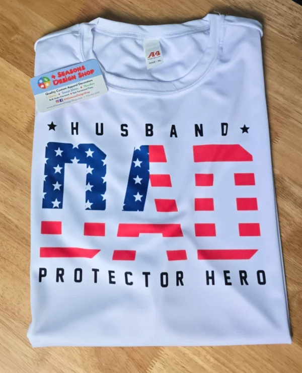 Dad shirt, Father's day shirt, Trendy shirt, Hero, Husband, Protector - Image 2