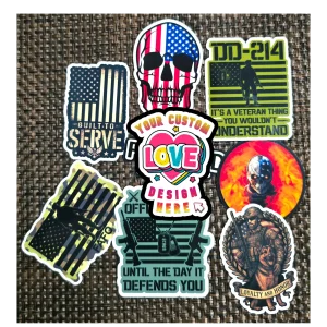 Custom Stickers, unique, personalized, work, fashion, fun, gift, gag, funny, friend